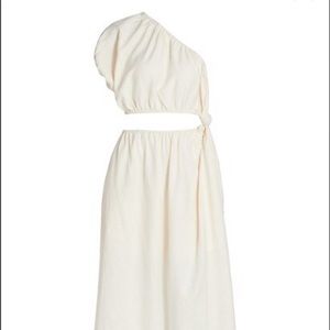 Farm Rio One-shoulder Cutout Maxi Dress